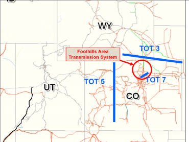 Foothills Map